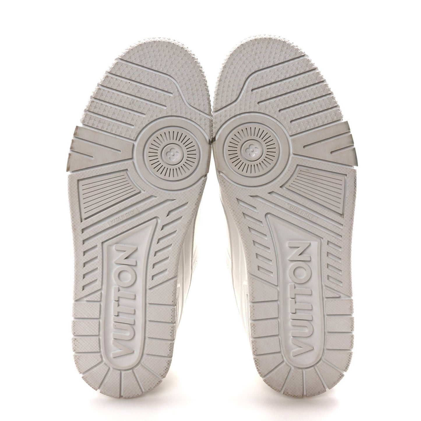 Louis Vuitton Calfskin Womens LV Trainer Sneakers White