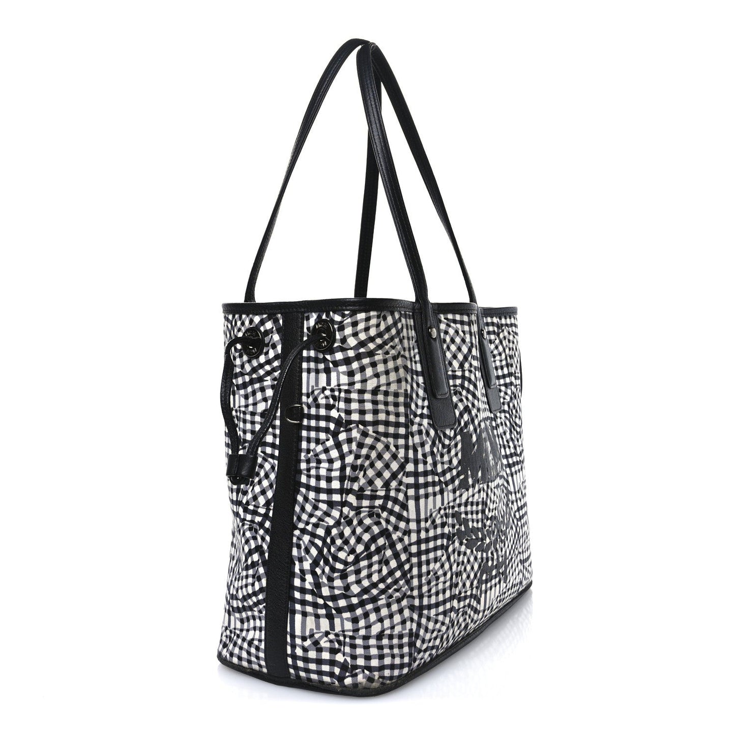 MCM MCM Visetos Medium Liz Reversible Shopper Tote Black