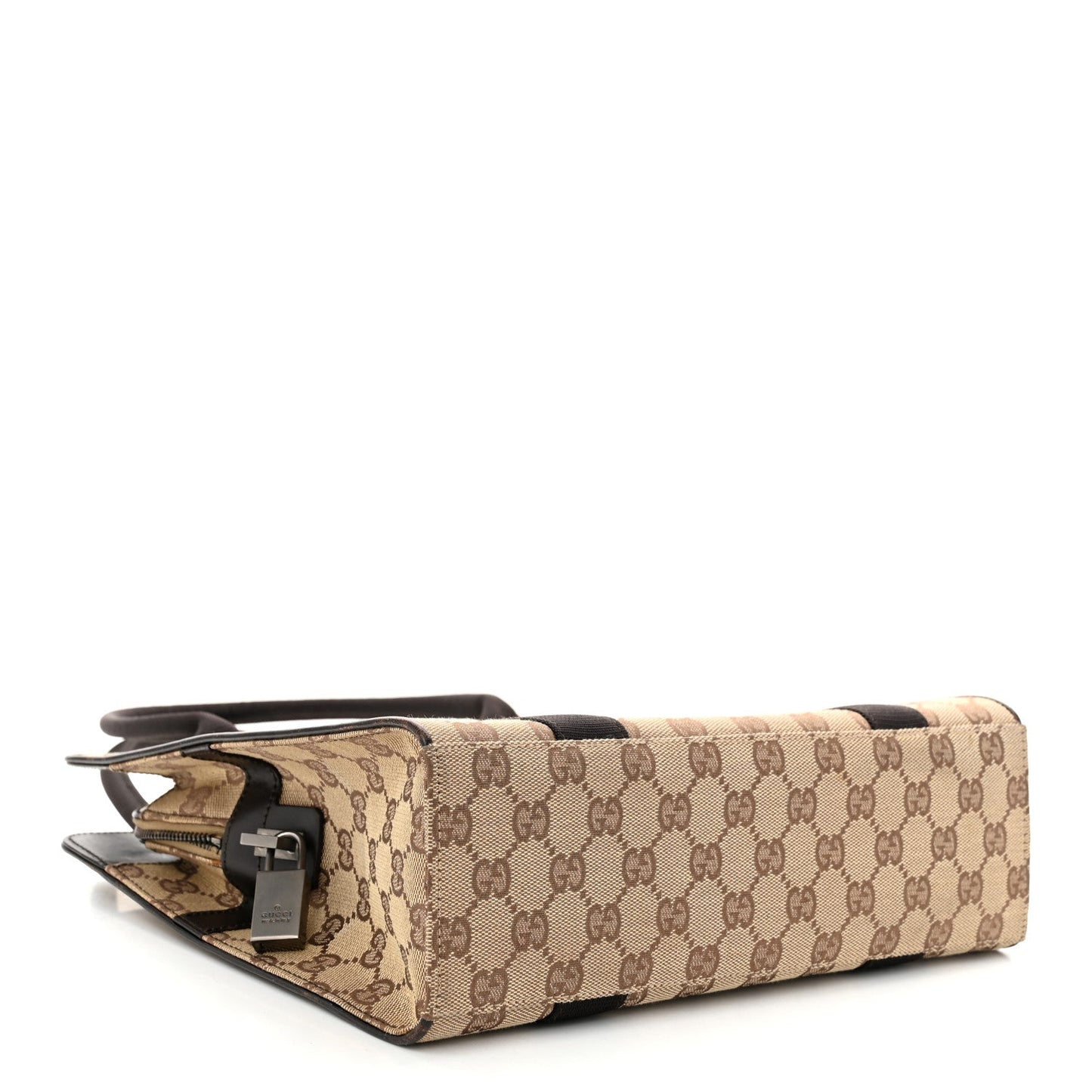 Gucci GG Monogram Tote Dark Brown