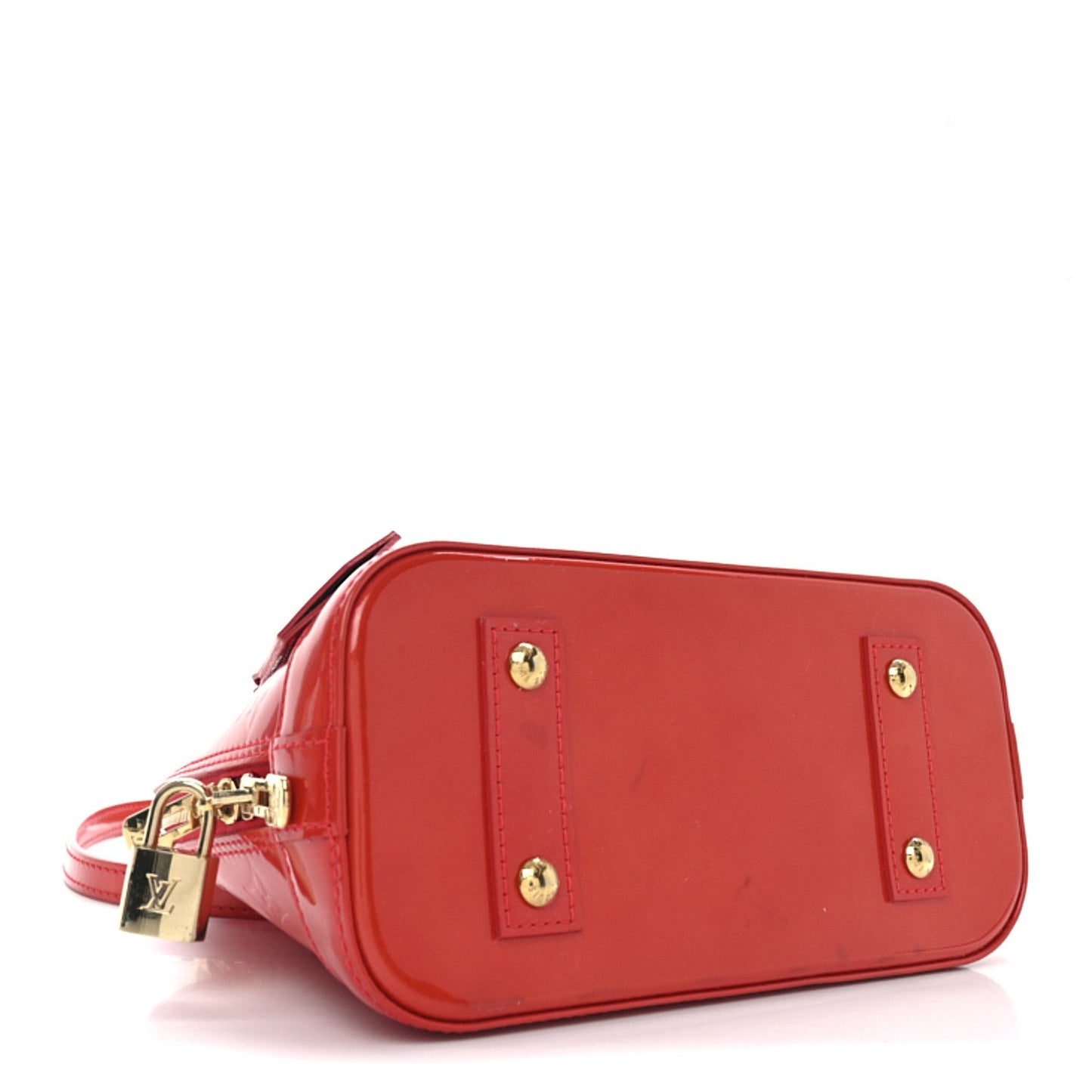 Louis Vuitton Vernis Alma BB Rose Litchi
