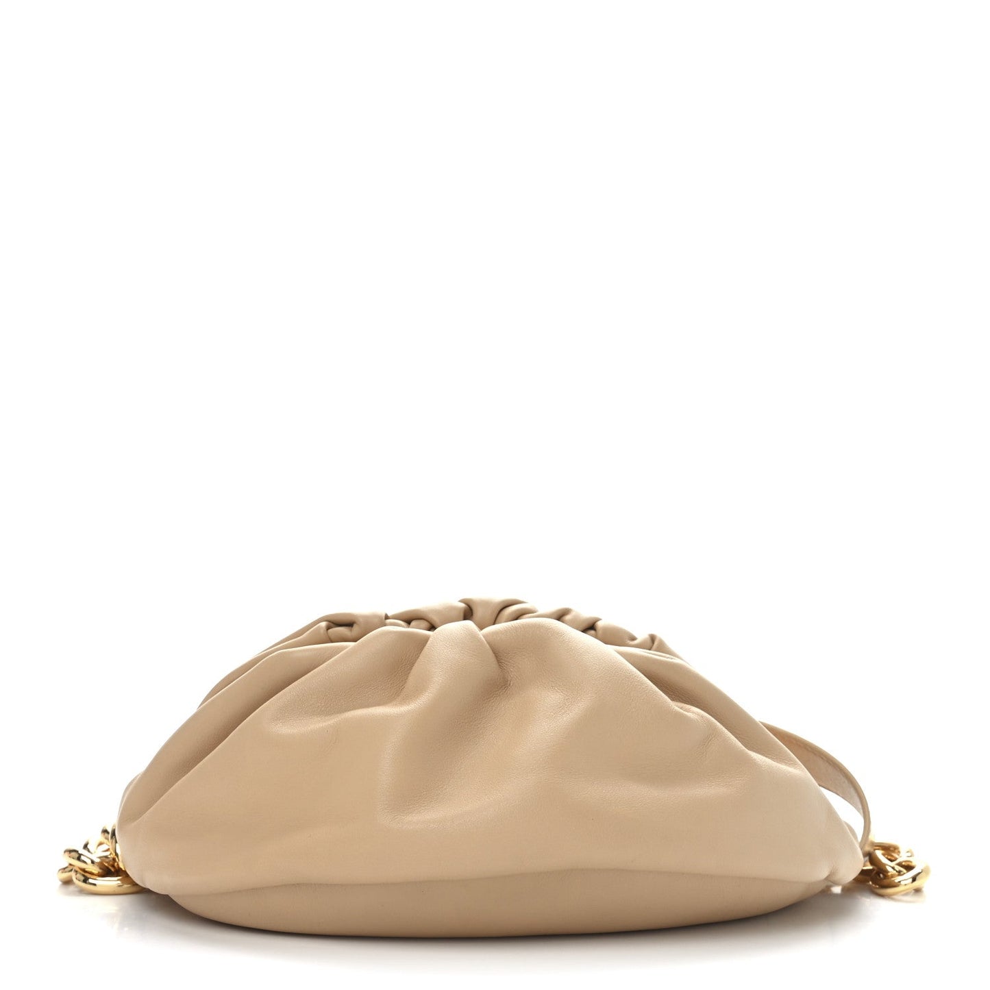 Bottega Veneta Nappa The Belt Chain Pouch Almond