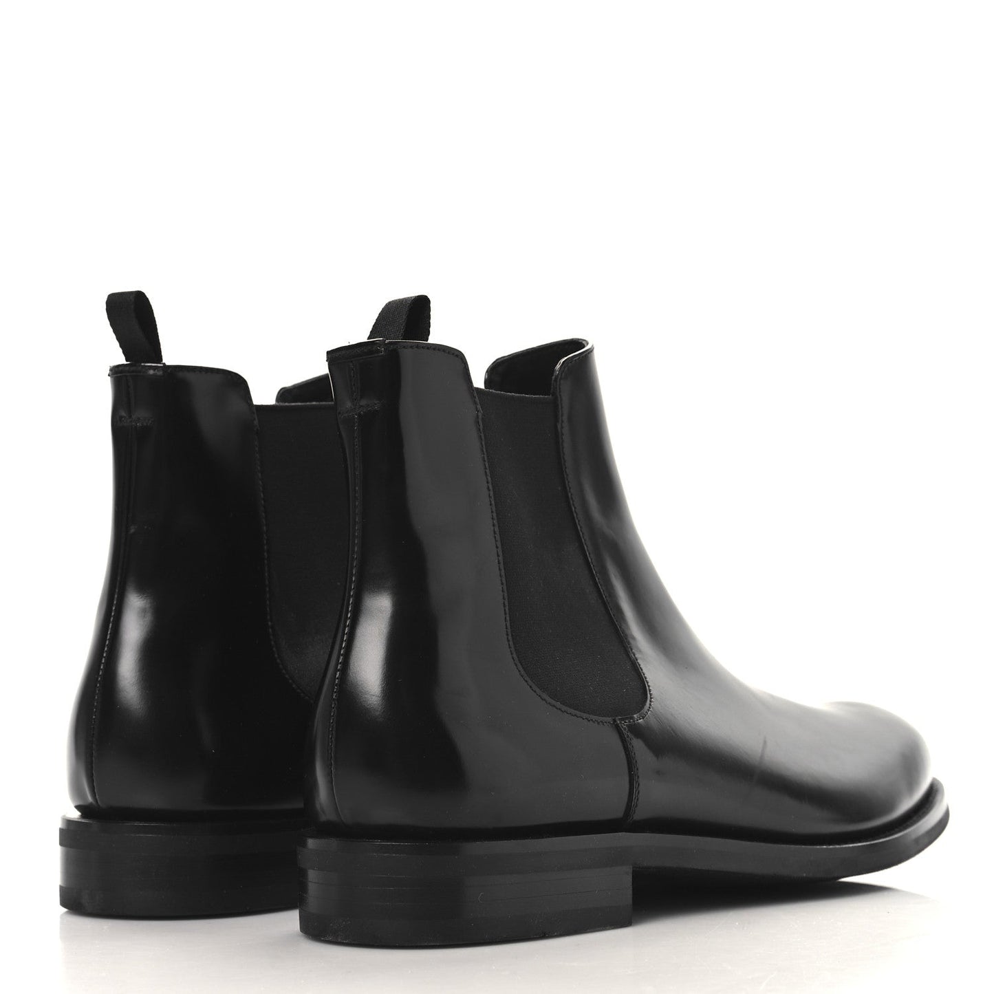 Prada Spazzolato Mens Chelsea Boots 12 Black
