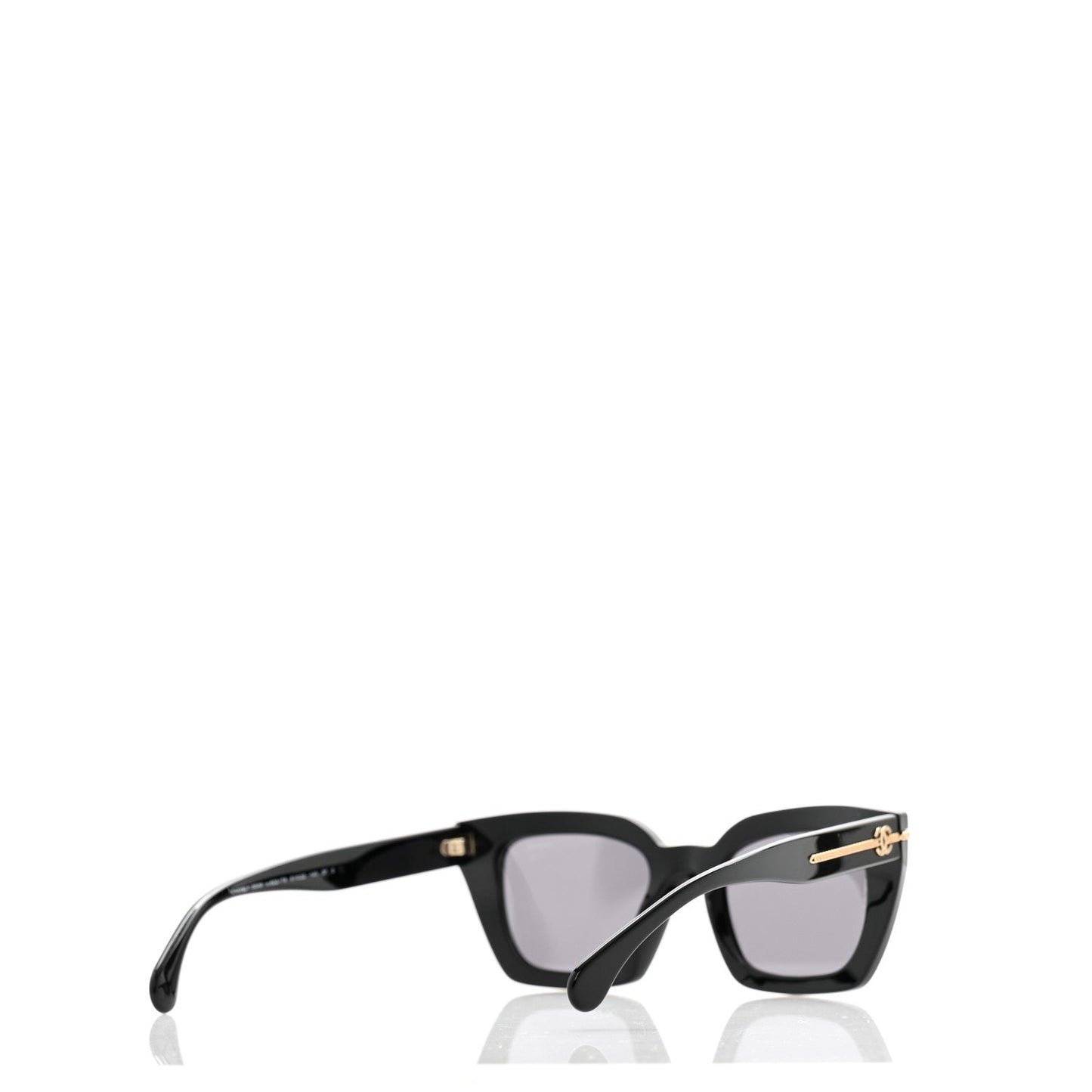 Chanel Acetate Square Sunglasses 5509-A Black