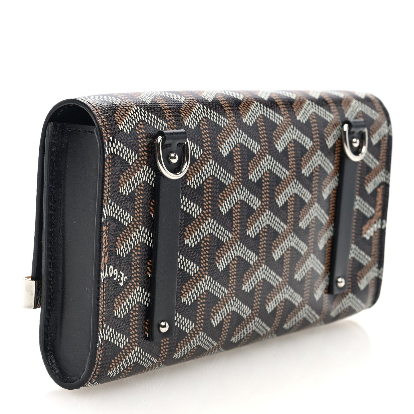 Goyard Goyardine Monte Carlo Mini Phone Case Black