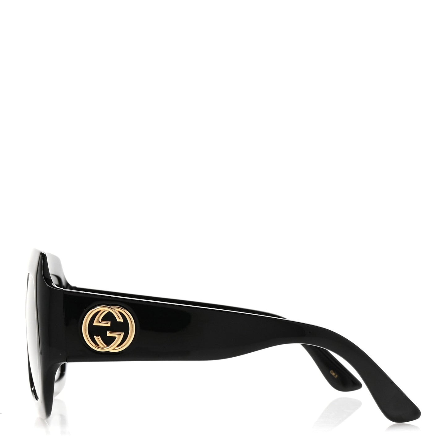 Gucci Acetate Square Frame Sunglasses GG0053S Black