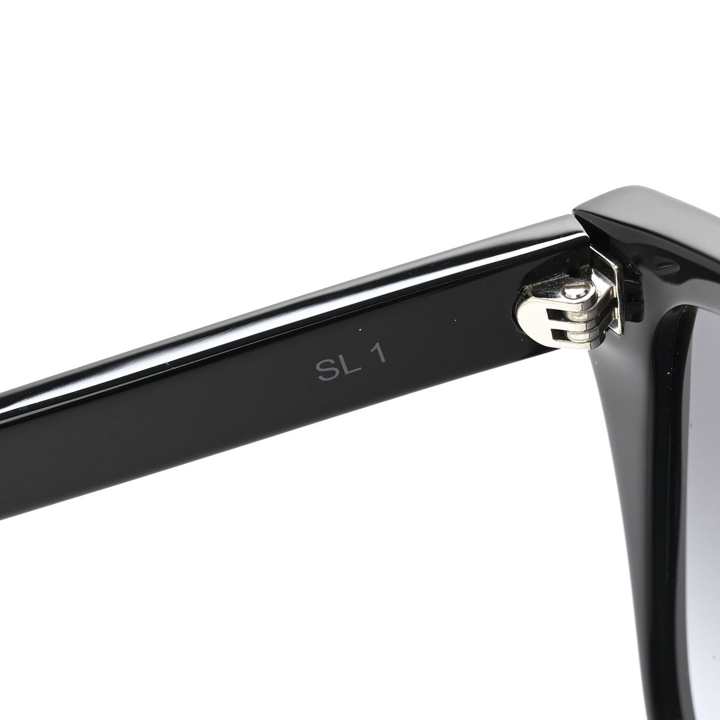 Saint Laurent Acetate SL1 Sunglasses Black