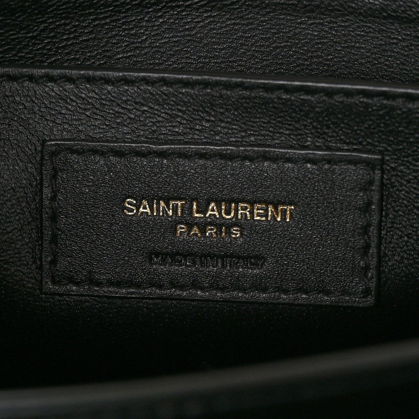 Saint Laurent Grain de Poudre Medium Classic Monogram Cassandra Top Handle Dark Beige