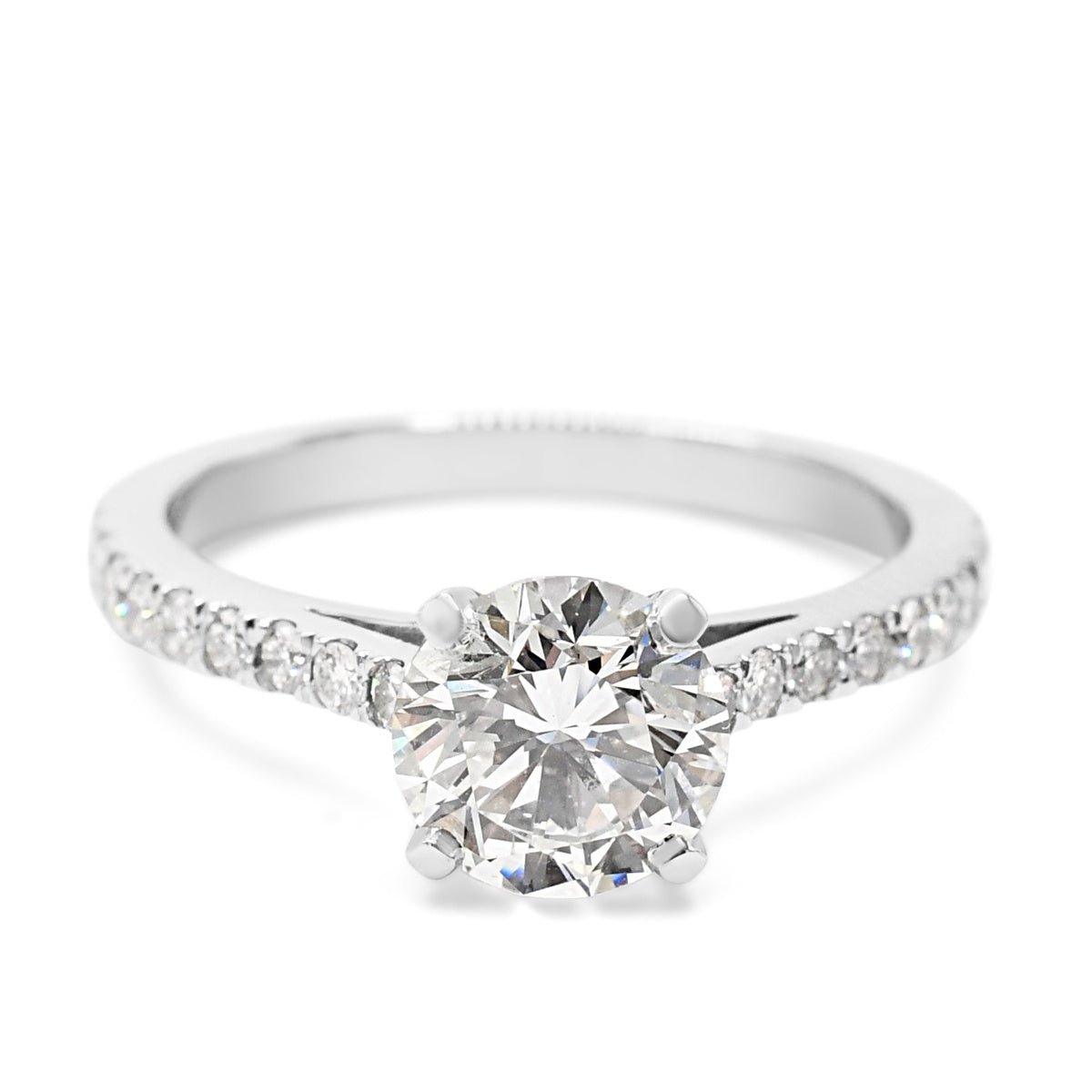 Boodles Certificated Solitaire Brilliant Cut Diamond Ring - Platinum