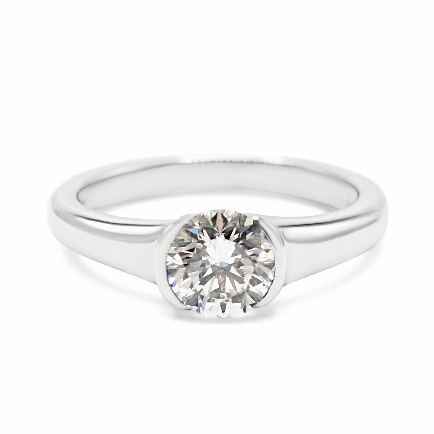 Boodles Solitaire Brilliant Cut Diamond Ring - Platinum