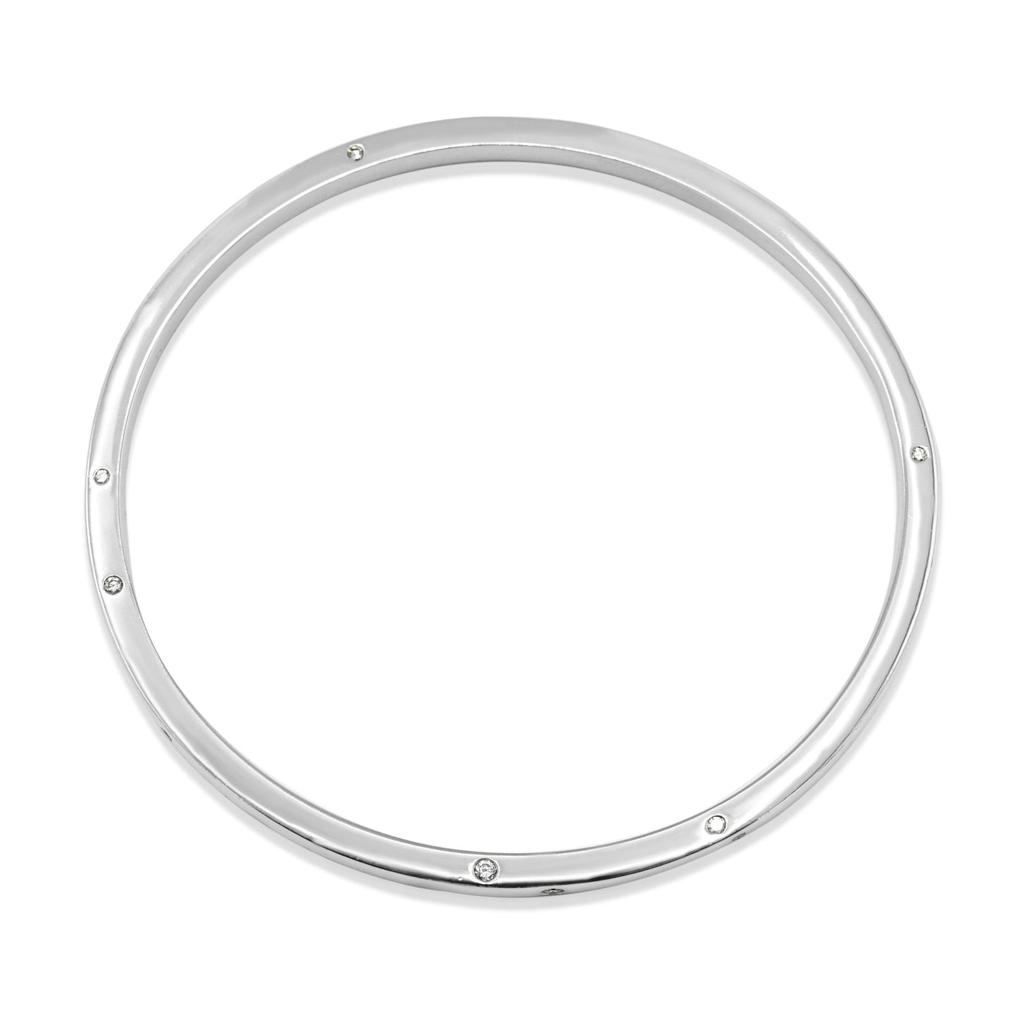 Boodles Star Studded Diamond Bangle - Platinum