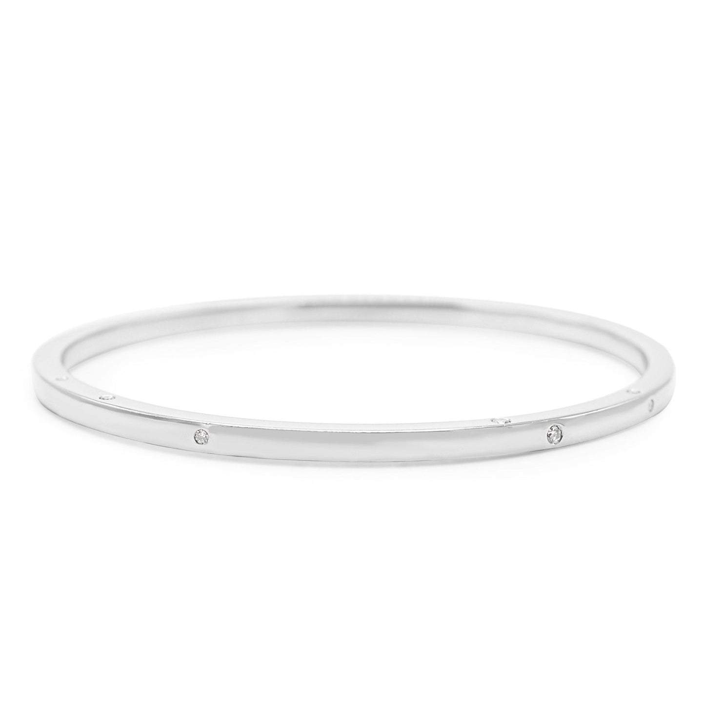 Boodles Star Studded Diamond Bangle - Platinum