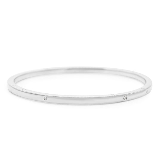 Boodles Star Studded Diamond Bangle - Platinum
