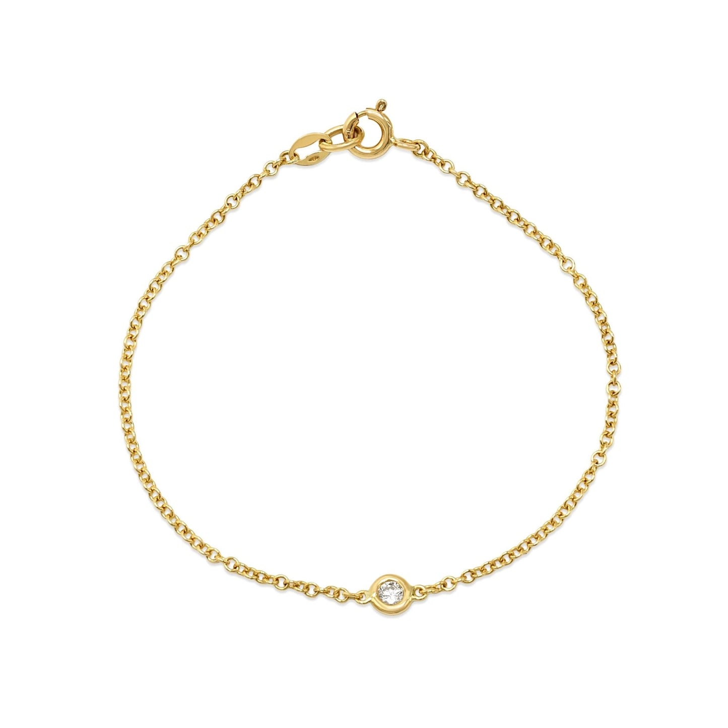 Brilliant Cut Diamond Bracelet - 17cm