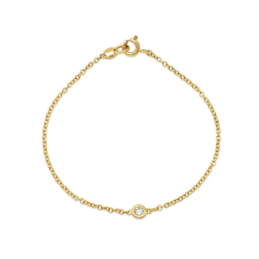 Brilliant Cut Diamond Bracelet - 17cm