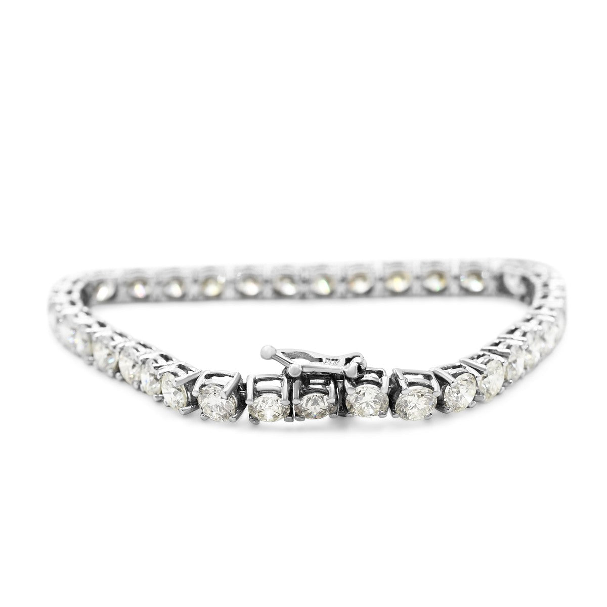 Brilliant Cut Diamond Line Tennis Bracelet