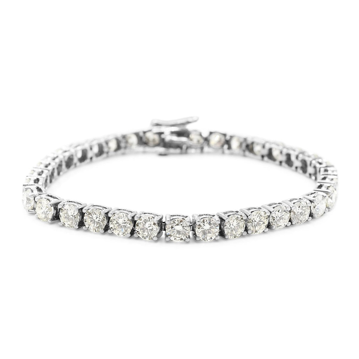 Brilliant Cut Diamond Line Tennis Bracelet
