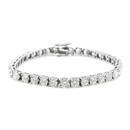 Brilliant Cut Diamond Line Tennis Bracelet