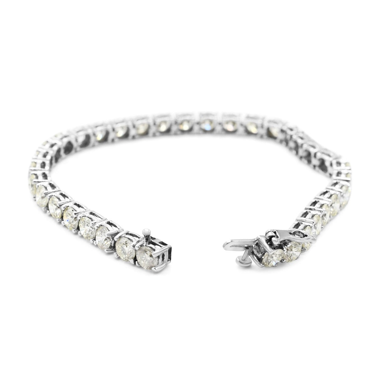 Brilliant Cut Diamond Line Tennis Bracelet