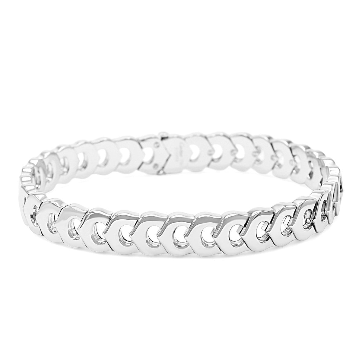 Cartier C de Cartier Link Bracelet In White