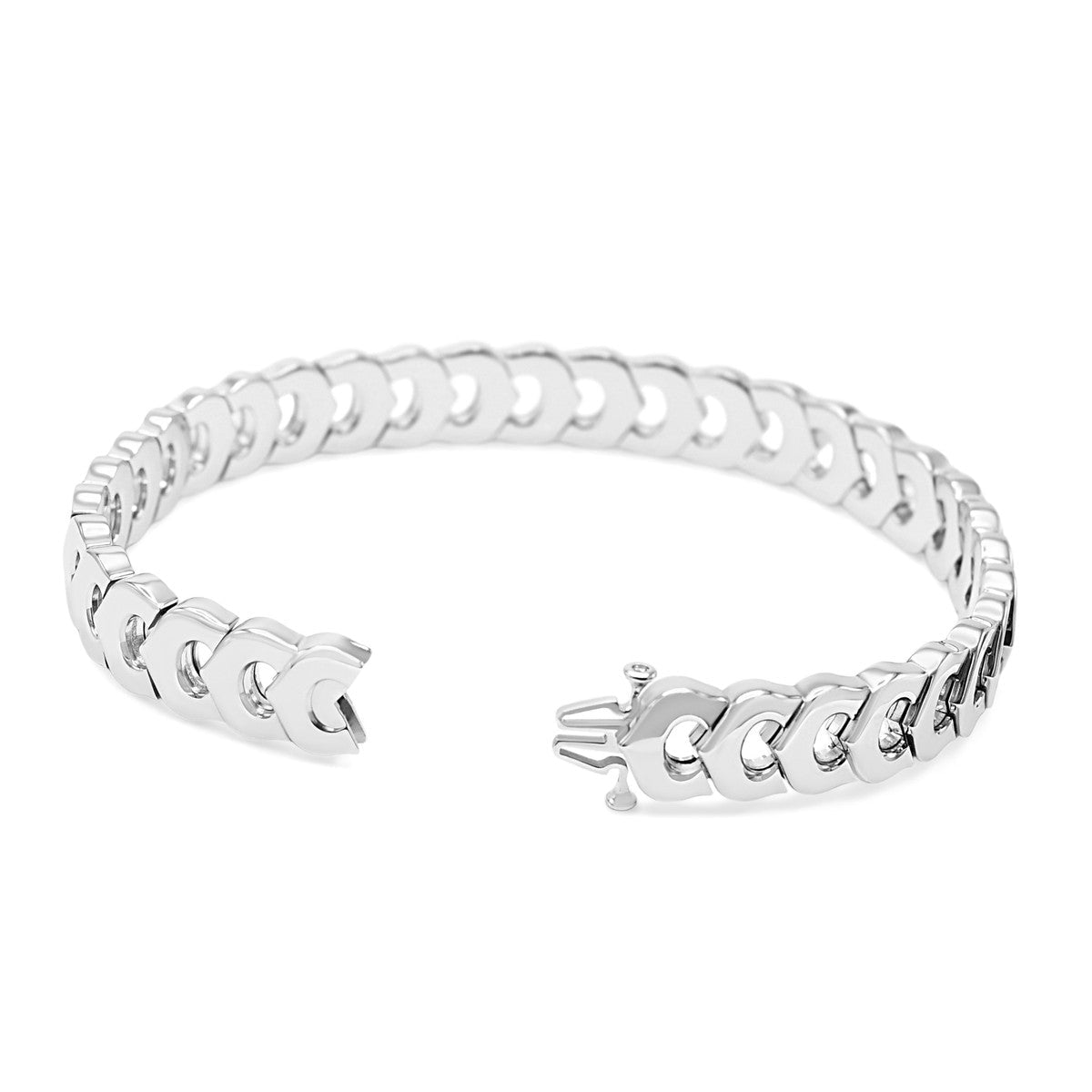 Cartier C de Cartier Link Bracelet In White
