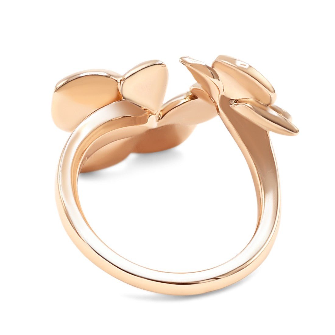Cartier Caresse d'Orchidées Diamond Set Ring Size 52 - 18ct Rose Gold