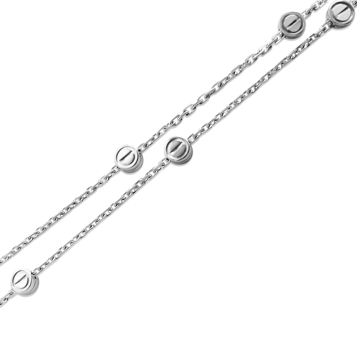 Cartier LOVE Stations Longchain 30 Motif Necklace