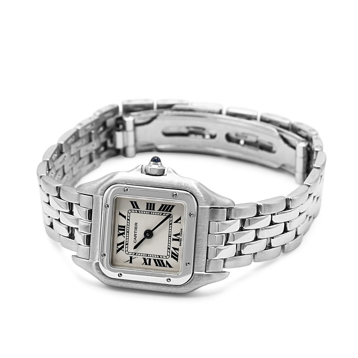 Cartier Panthere Stainless Steel 22mm Quartz Watch Ref 1320