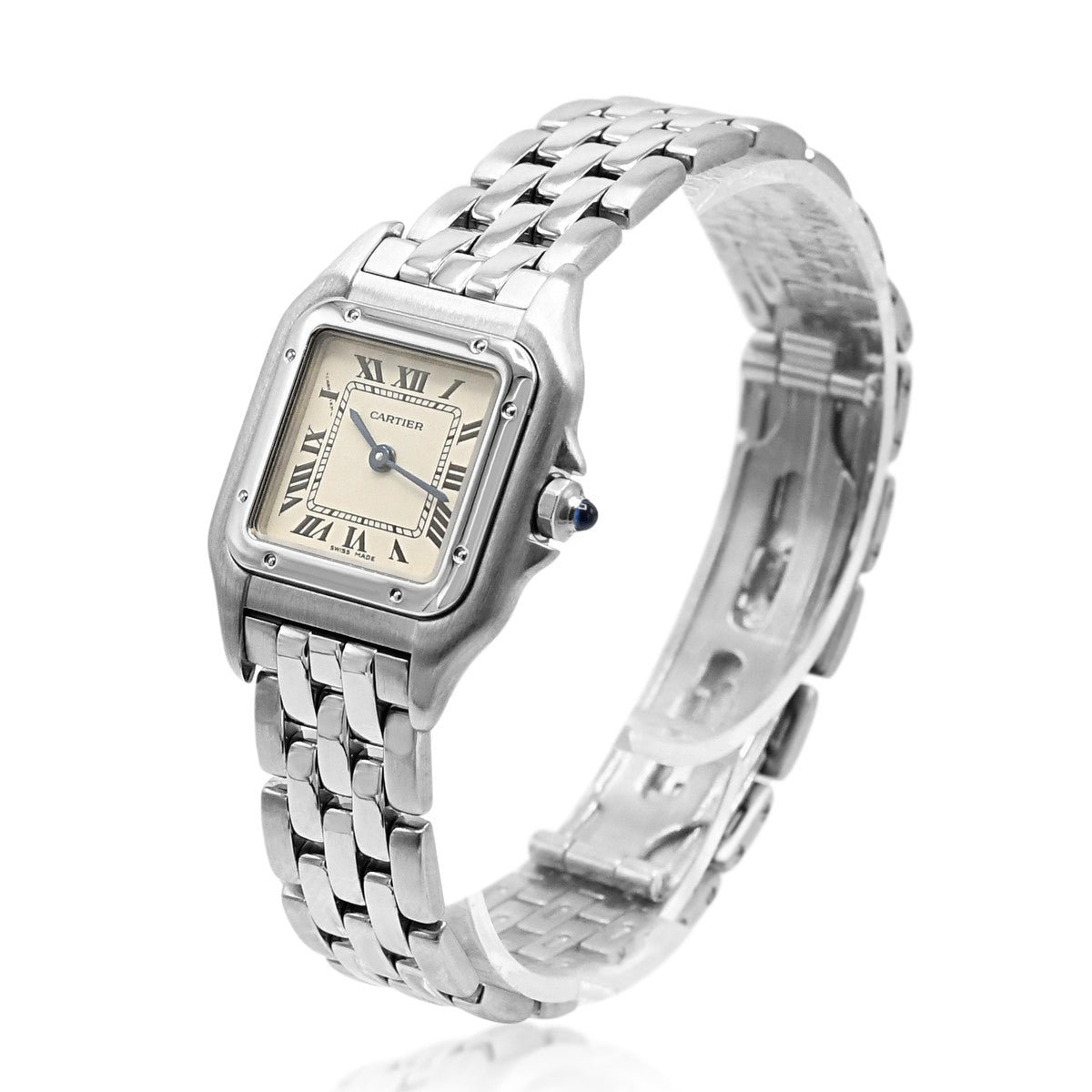 Cartier Panthere Stainless Steel 22mm Quartz Watch Ref 1320