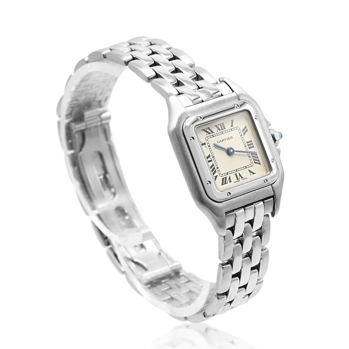 Cartier Panthere Stainless Steel 22mm Quartz Watch Ref 1320