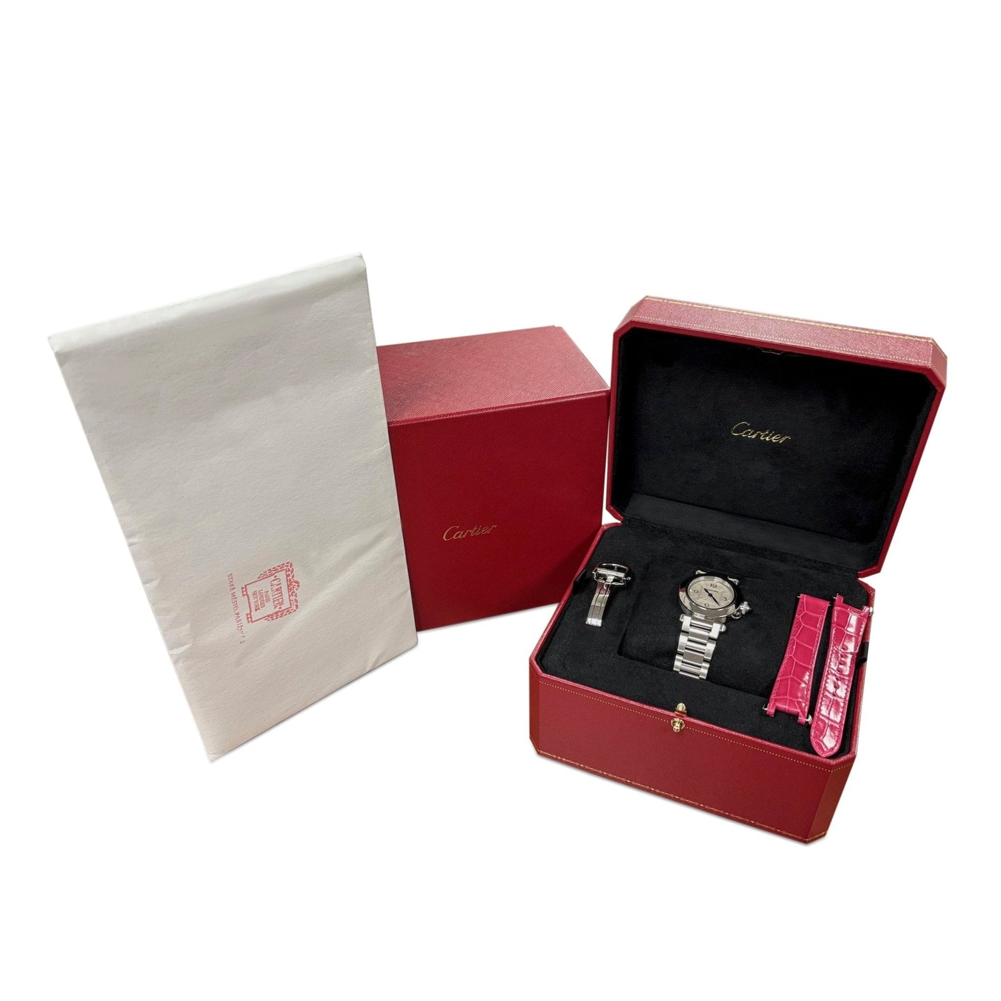 Cartier Pasha De Cartier 30mm, Quartz Steel Watch Ref WSPA0021