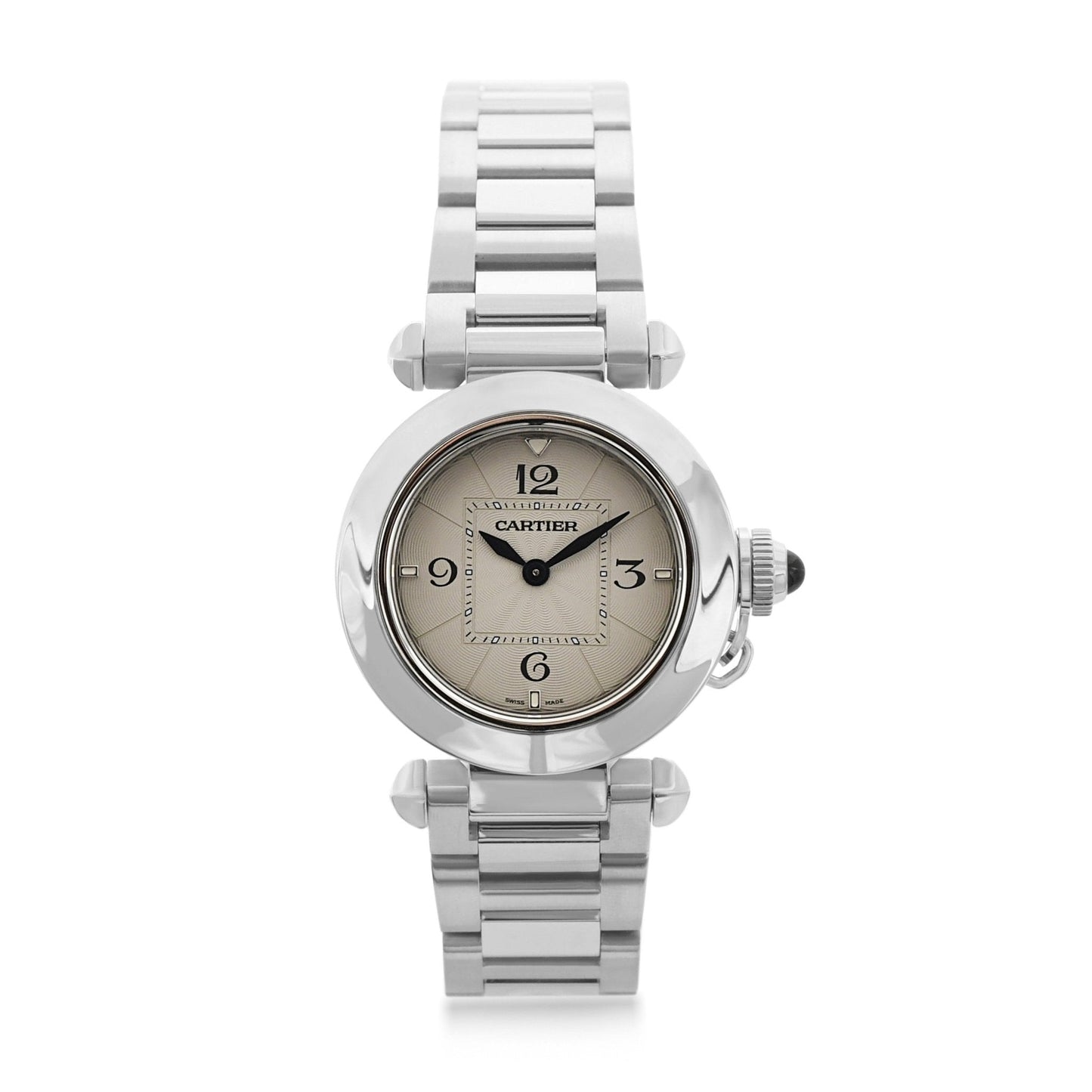 Cartier Pasha De Cartier 30mm, Quartz Steel Watch Ref WSPA0021