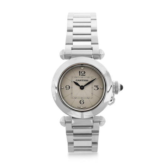 Cartier Pasha De Cartier 30mm, Quartz Steel Watch Ref WSPA0021