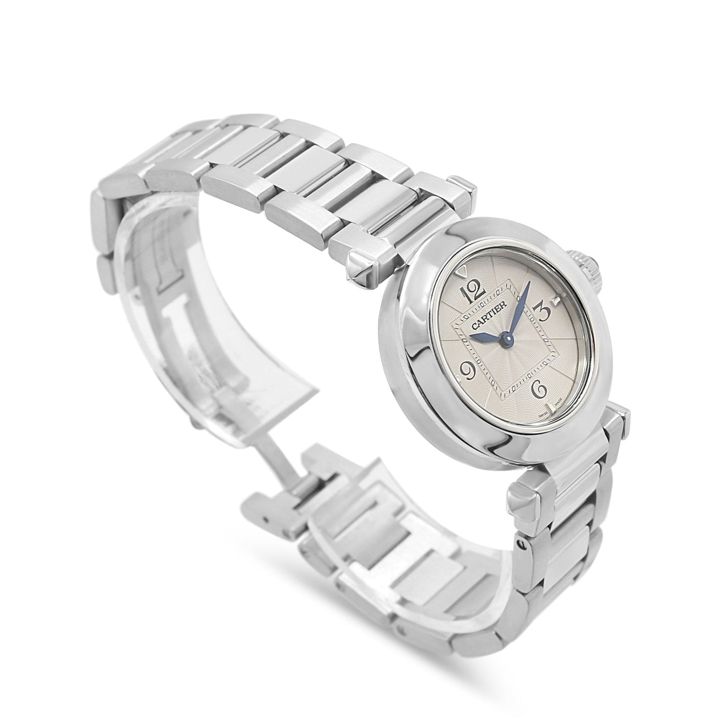 Cartier Pasha De Cartier 30mm, Quartz Steel Watch Ref WSPA0021