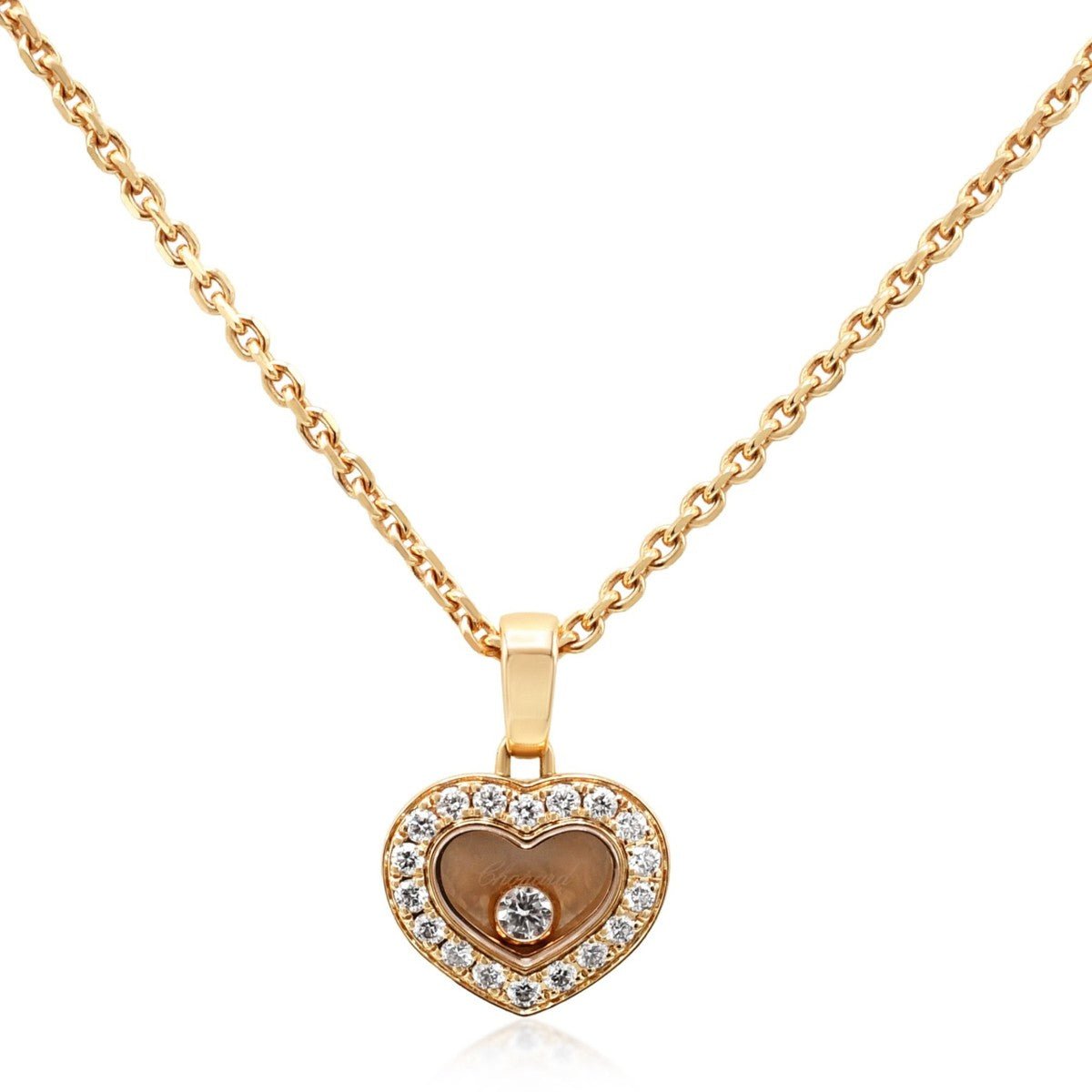 Chopard Happy Diamonds Icons Pendant Necklace - 18ct Rose Gold
