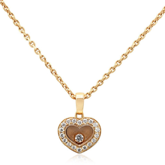 Chopard Happy Diamonds Icons Pendant Necklace - 18ct Rose Gold