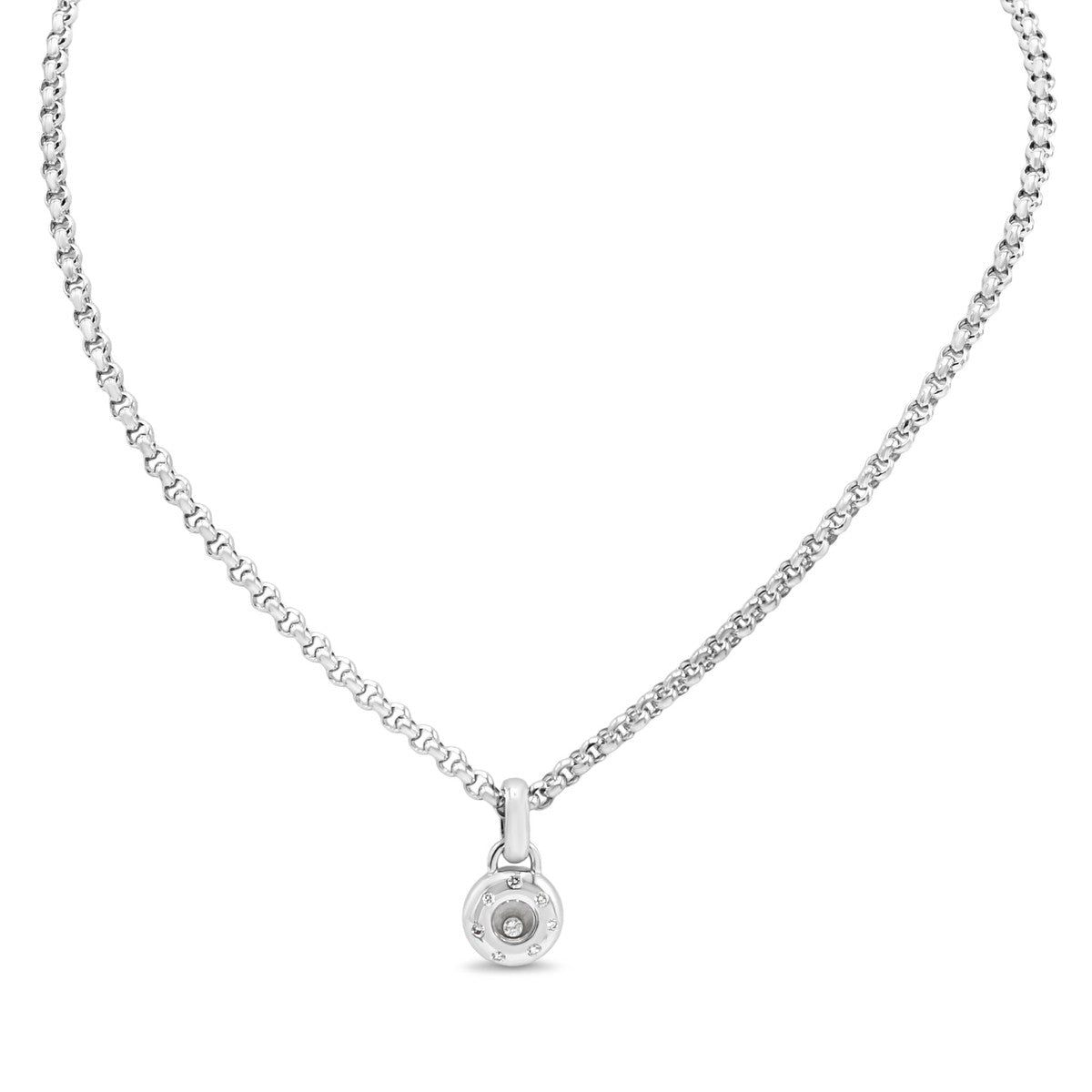 Chopard Happy Diamonds Pendant Neckalce  - 18ct White Gold