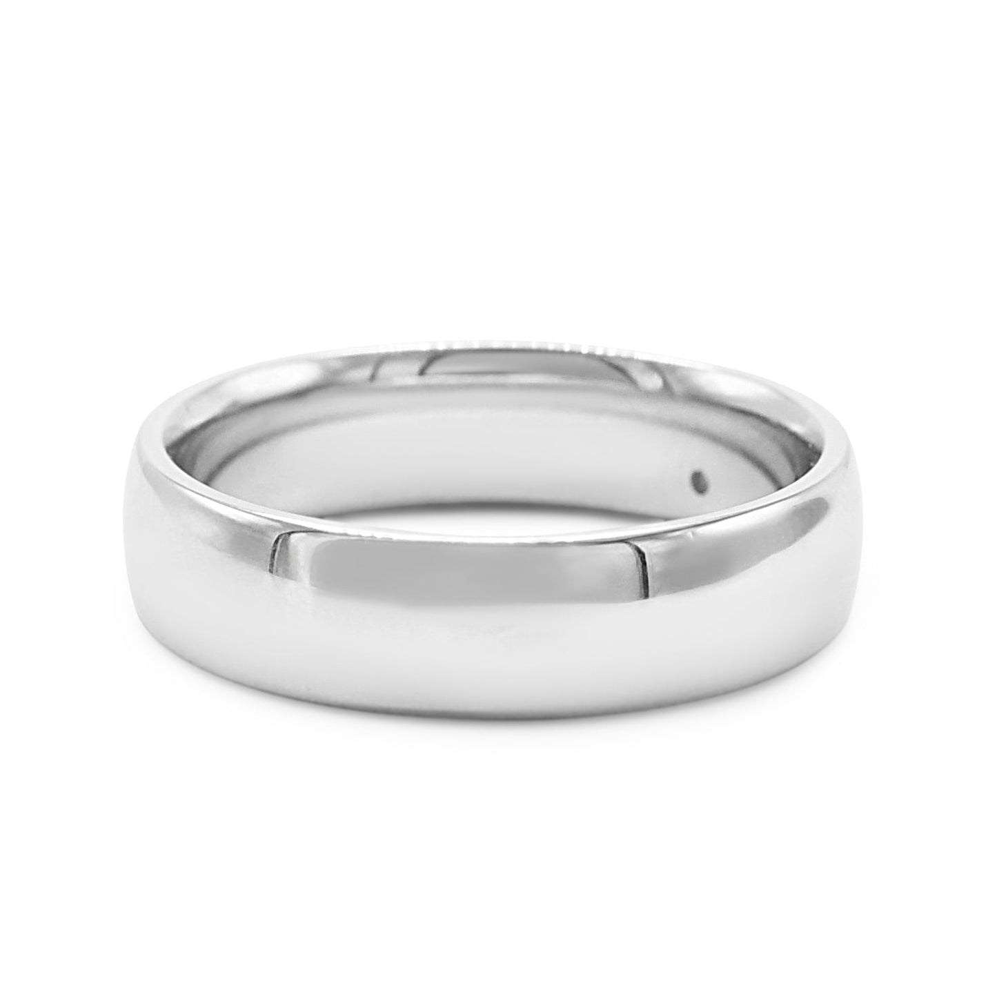 De Beers Diamond Set 5.5mm Court Wedding Ring