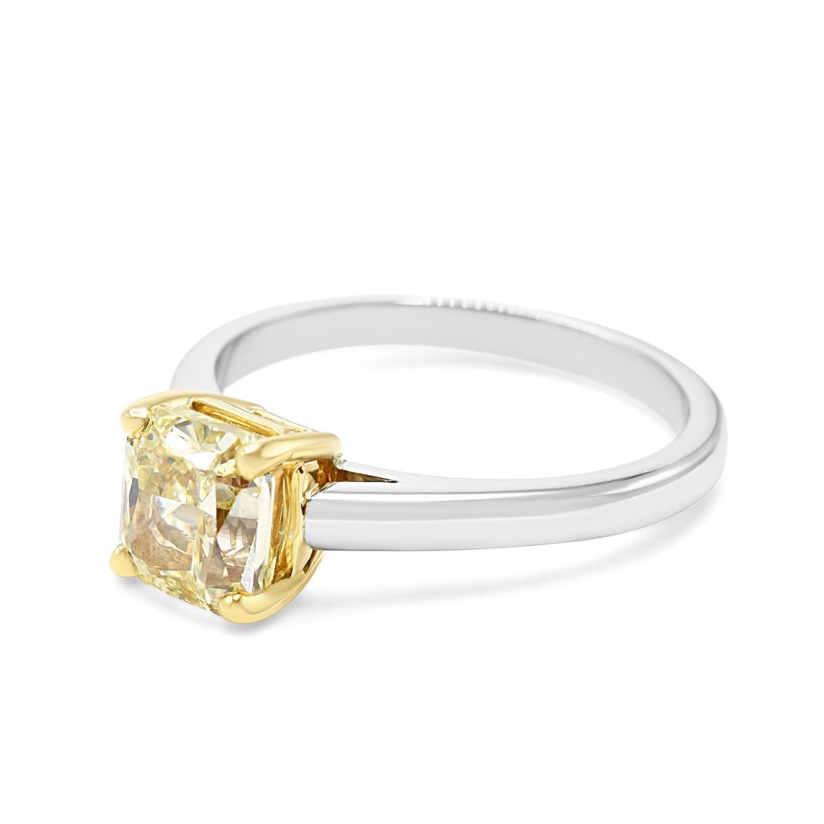 De Beers, GIA Certificated Fancy Yellow Solitaire Diamond Ring