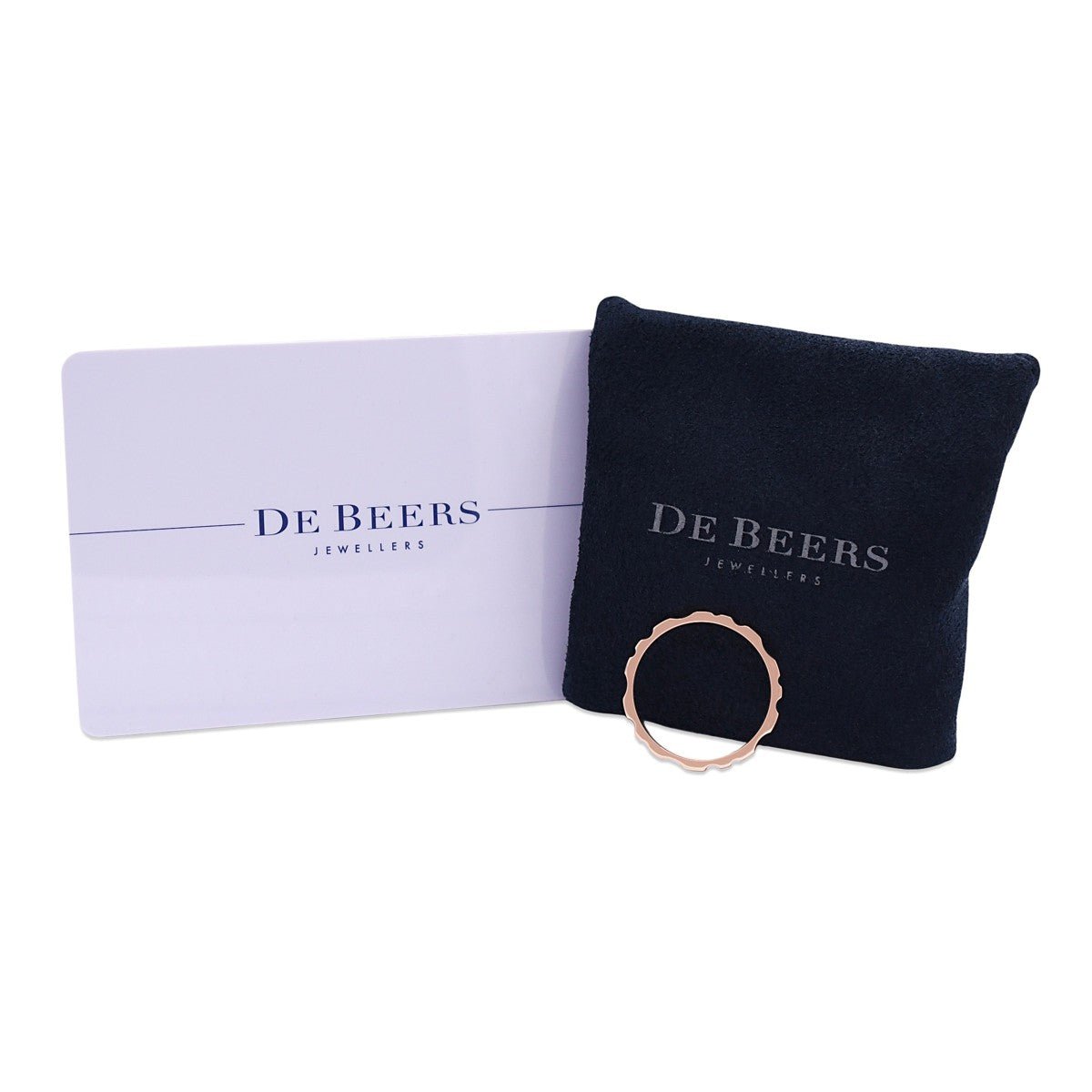 De Beers RVL Band Ring Size 60 - 18ct Rose Gold