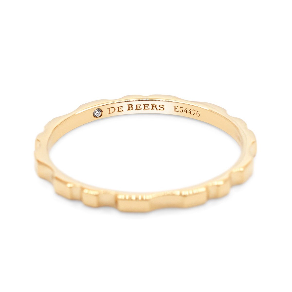 De Beers RVL Band Ring Size 62 - 18ct Yellow Gold