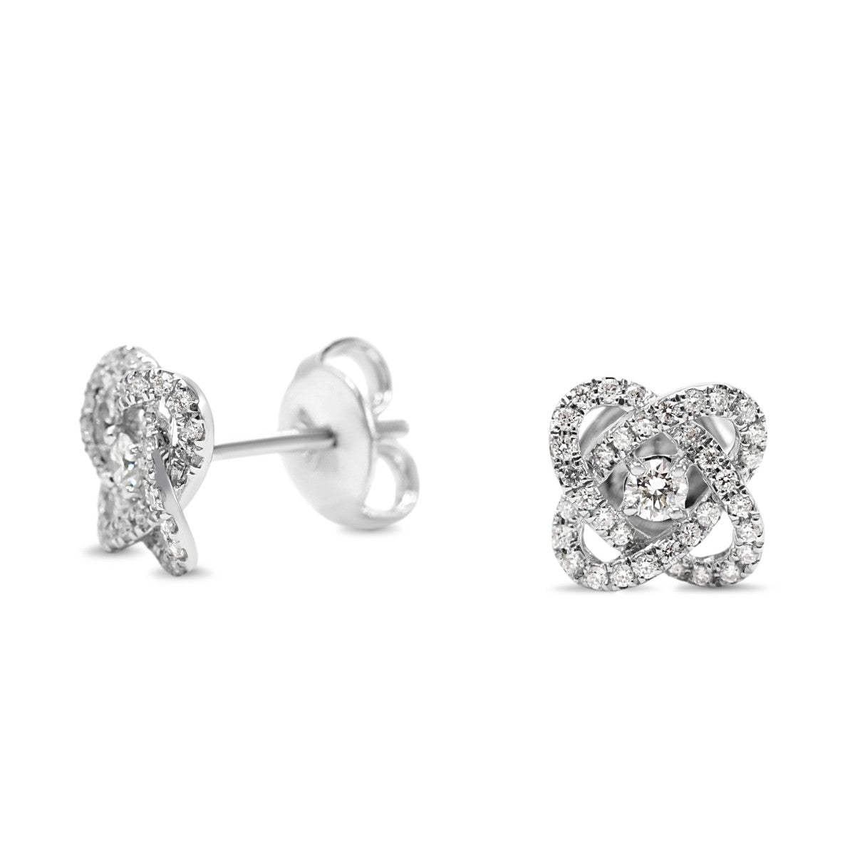 Diamond 0.30ct Earstuds - 18ct White Gold