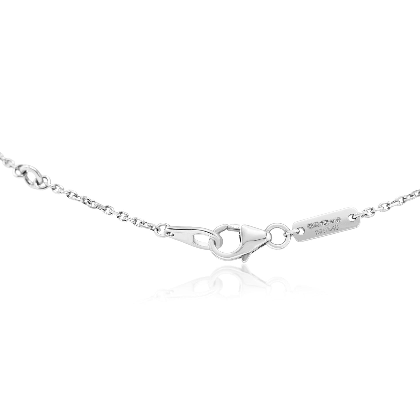 Garrard Aloria Collection Patterned Diamond Heart Pendant Necklace