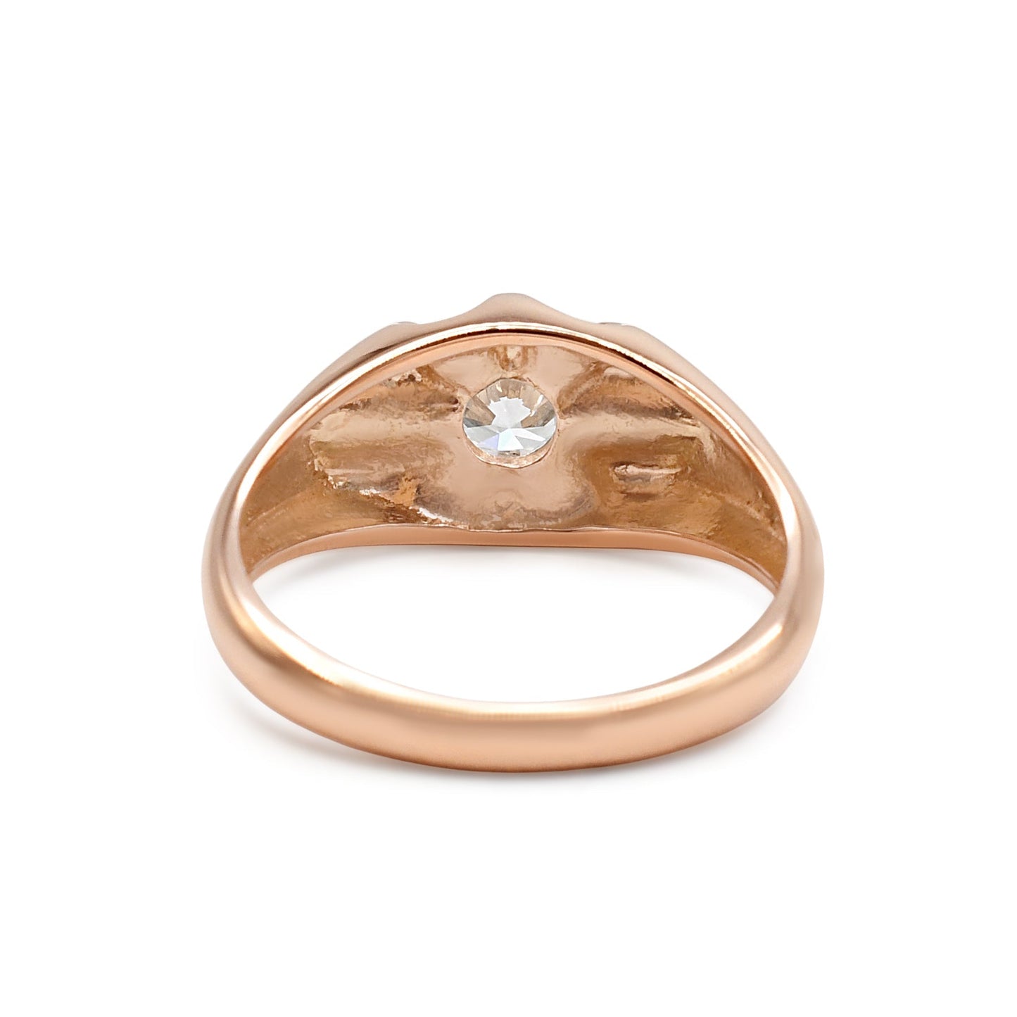 GIA Certificated Solitaire Brilliant Cut Diamond Ring