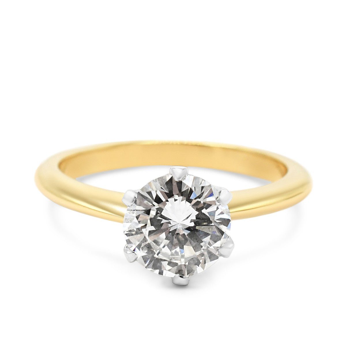 Handmade Certificated Brilliant Cut Diamond Ring