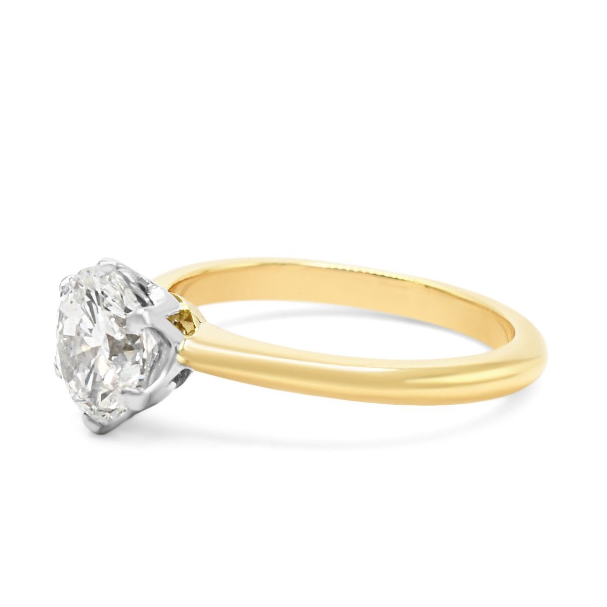 Handmade Certificated Brilliant Cut Diamond Ring