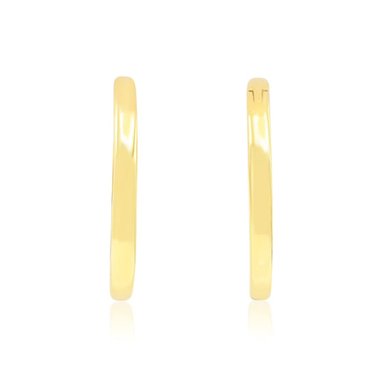 Hinged Hoop Earrings - 18ct Yellow Gold