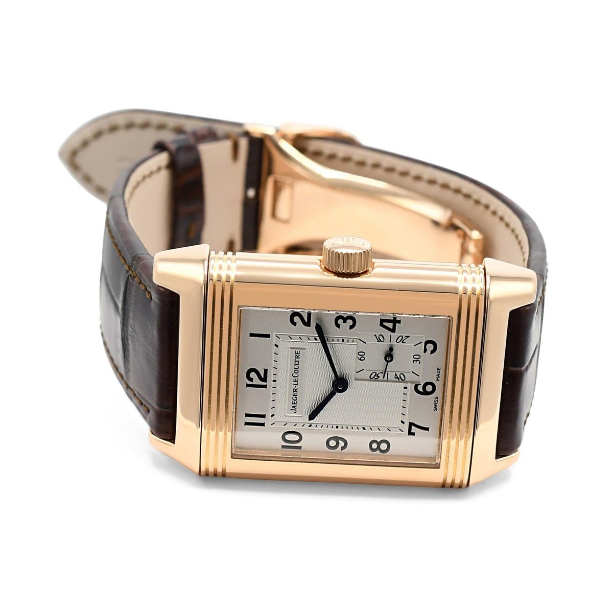 Jaeger- LeCoultre Reverso Grand Reserve 8 Day Watch - 18ct Rose Gold