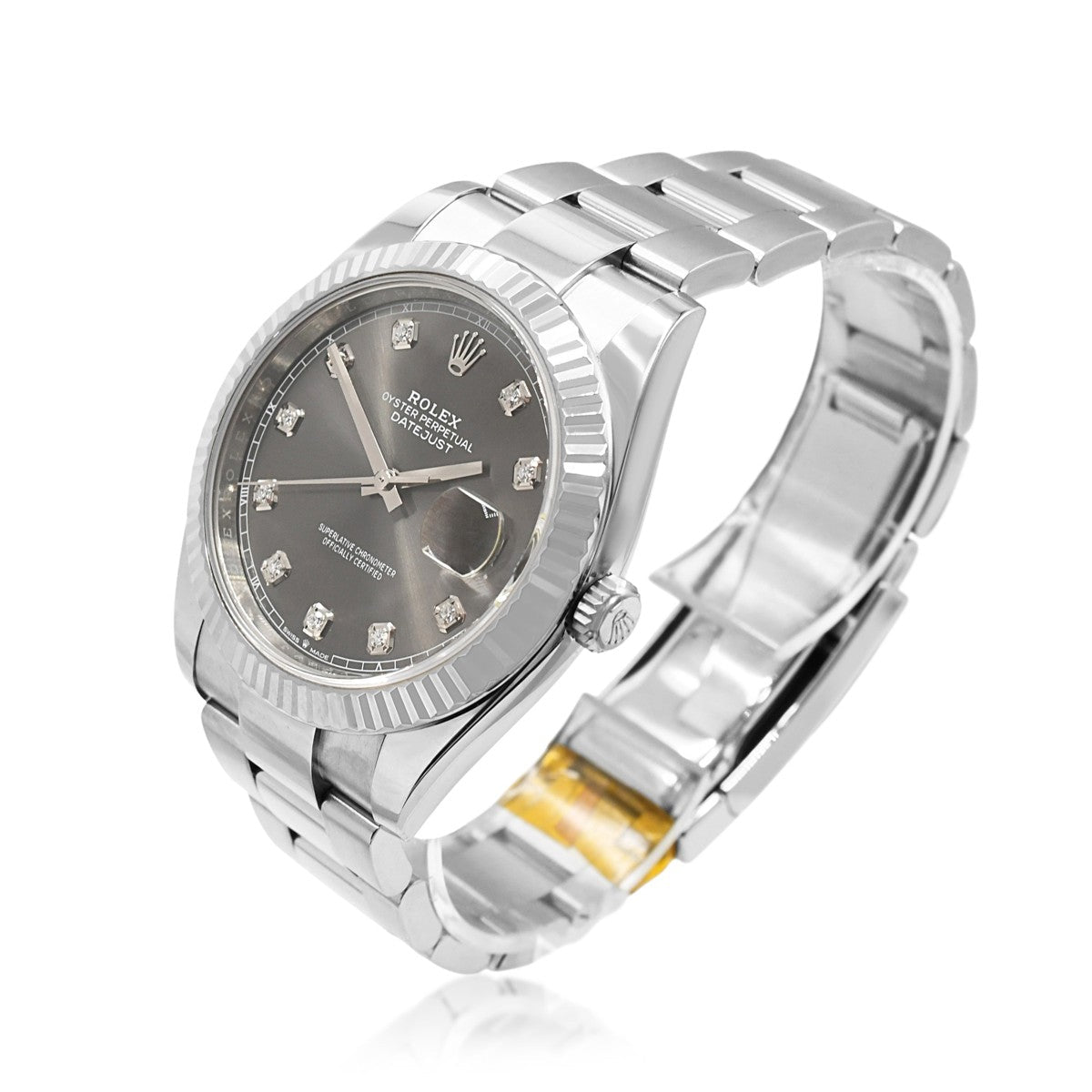 Rolex 41mm Datejust Oystersteel & 18ct White Gold - Ref 126334