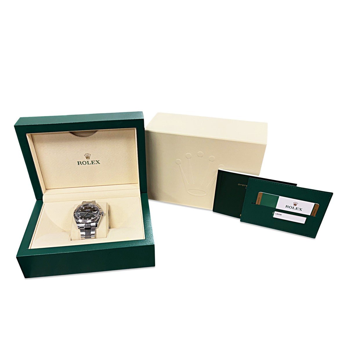 Rolex 41mm Datejust Oystersteel & 18ct White Gold - Ref 126334