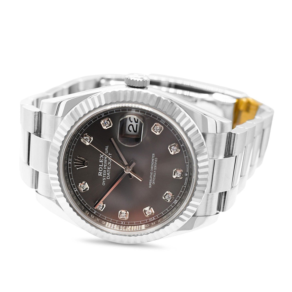 Rolex 41mm Datejust Oystersteel & 18ct White Gold - Ref 126334
